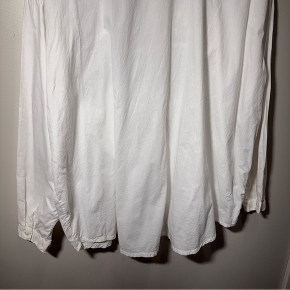Cotton Ginny Plus Vintage White Button Down Long S|leeve Shirt Size 3x - Picture 7 of 11